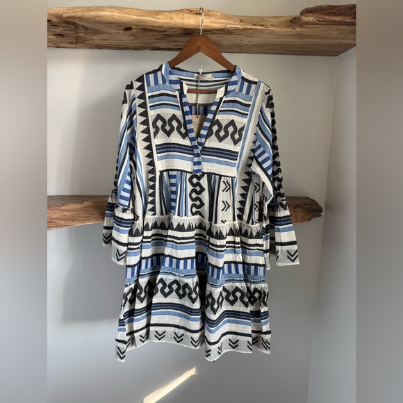 Devotion Twins Ella Mini Dress - Black/Blue - Size Small - NWT - Picture 10 of 16